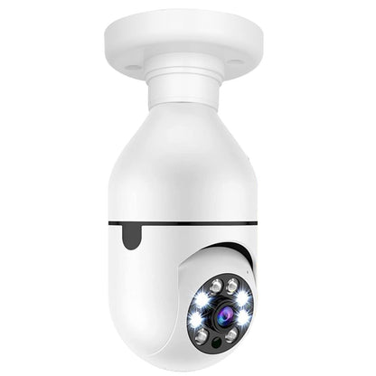 E27 WiFi Bulb Camera 1080P FHD WiFi IP Pan Tilt Security Surveillance Camera - Discount Msrp 