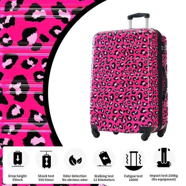 Hardshell Luggage Sets 3 pcs Spinner Suitcase with TSA Lock Lightweight-20"+24"+28" Luggages - Discount Msrp 