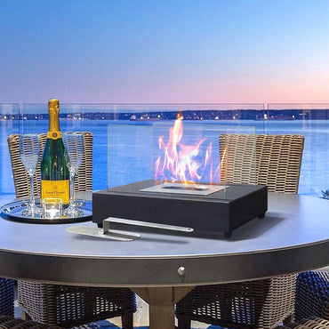 Tabletop Fire Pits,Portable Smokeless Bio Ethanol Fireplace - Discount Msrp 