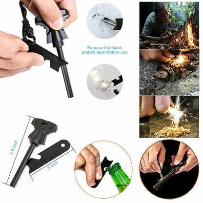 14 in 1 Outdoor Emergency Survival Gear Kit Camping Tactical Tools SOS EDC Case - Discount Msrp 