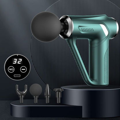 1pc Tricep Gun Deep Muscle Massage Relax Outdoor Fitness Equipment Shock Full Body Massager Electric Massage Gun - Discount Msrp 