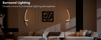 2-Pack Modern Orb Arc Wall Lamp, Plug in Wall Sconces for Living Room Bedside - Discount Msrp 