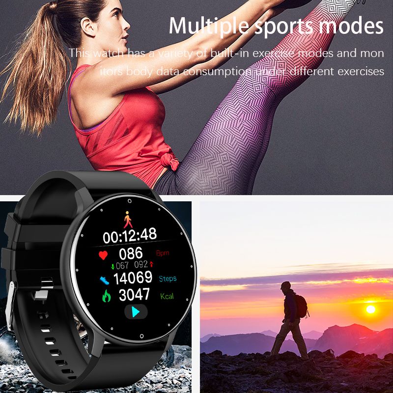 New Smart Watch Men Full Touch Screen Sport Fitness Watch IP67 Waterproof Bluetooth For Android ios smartwatch Men+box - Discount Msrp 