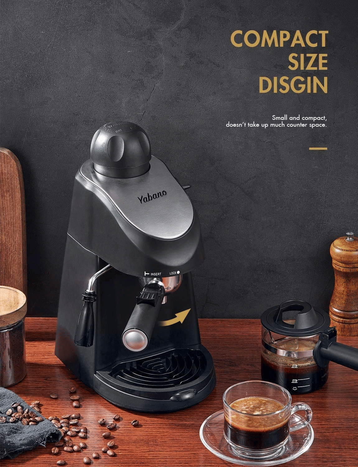 PSCM6810 3.5bar Steam Epresso Machine 4 cup Epresso Machine Epresso cappuccino coffee home compact espresso machine - Discount Msrp 