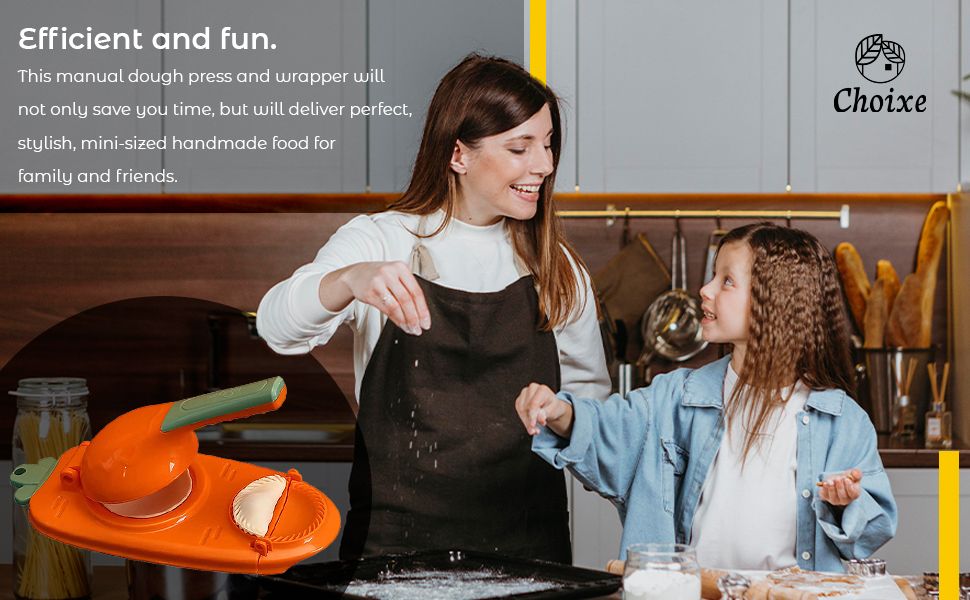 2-in-1 Manual Dough Press. Dumpling Empanada Pastries Maker - Discount Msrp 