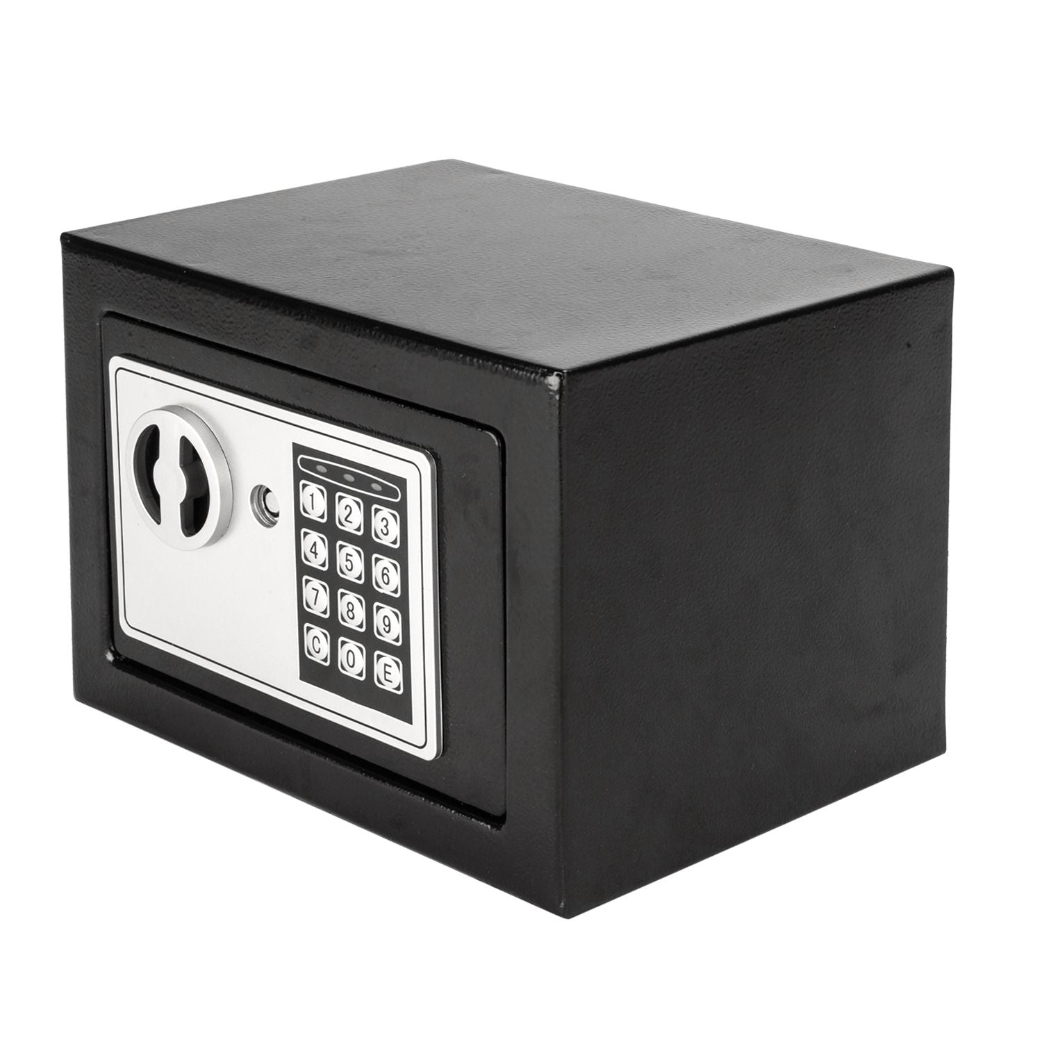17E Home Use Electronic Password Steel Plate Safe Box Black - Discount Msrp 