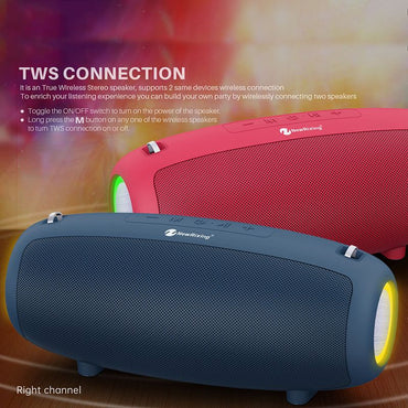 High Power bluetooth large powerful subwoofer Wireless Portable mp3 player karaoke home system music box FM Radio - Discount Msrp 
