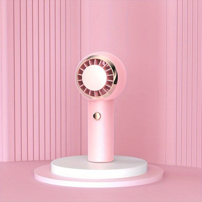 1pcs Mini Portable Fan Handheld Portable Fan; USB Rechargeable; 3 Speed Personal For Kids Girls Women Men Home Office Indoor Office Outdoor Travel - Discount Msrp 