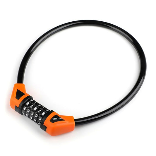 5-digit Combination Lock Bicycle Lock Cable, Anti-theft Bicycle Chain, 5-digit Security Reset Bicycle Password Combination Lock Without Mounting Bracket (black) - Discount Msrp 