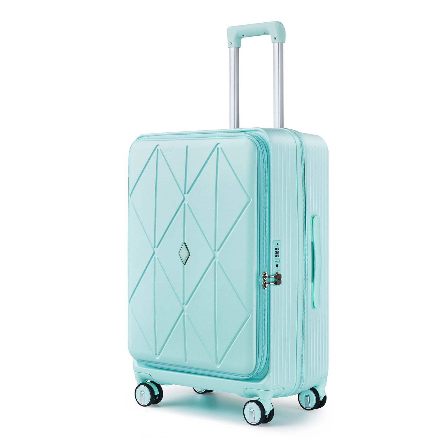 Luggage Sets 3 Piece(20/24/28), Expandable Carry On Luggage with TSA Lock Airline Approved, 100% PC Hard Shell and Lightweight Suitcase with Front Pocket and Spinner Wheels - Discount Msrp 