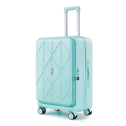 Luggage Sets 3 Piece(20/24/28), Expandable Carry On Luggage with TSA Lock Airline Approved, 100% PC Hard Shell and Lightweight Suitcase with Front Pocket and Spinner Wheels - Discount Msrp 