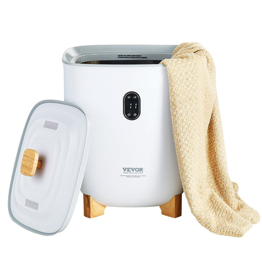VEVOR Towel Warmer 25L, Towel Warmer Bucket with 2 Heating Modes, 20/40/60/90 Min Auto Shut Off, Bottom Heating Columns, LED Screen, Large Towel Warmer for Bathroom, Spa, Bathrobe, Blanket & Pajama - Discount Msrp 