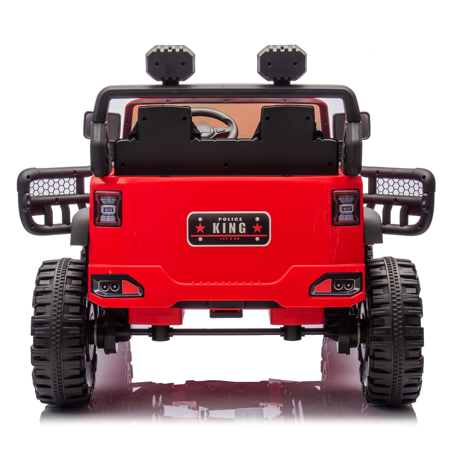 24V Two-seater Kids Ride On Electric Car W/parents control,Seat width 19.69in,400W motor,Four-wheel suspension,light&searchlight,USB,MP3,Bluetooth,Provide a speed of 1.86-4.35MPH for kids of 3+. - Discount Msrp 