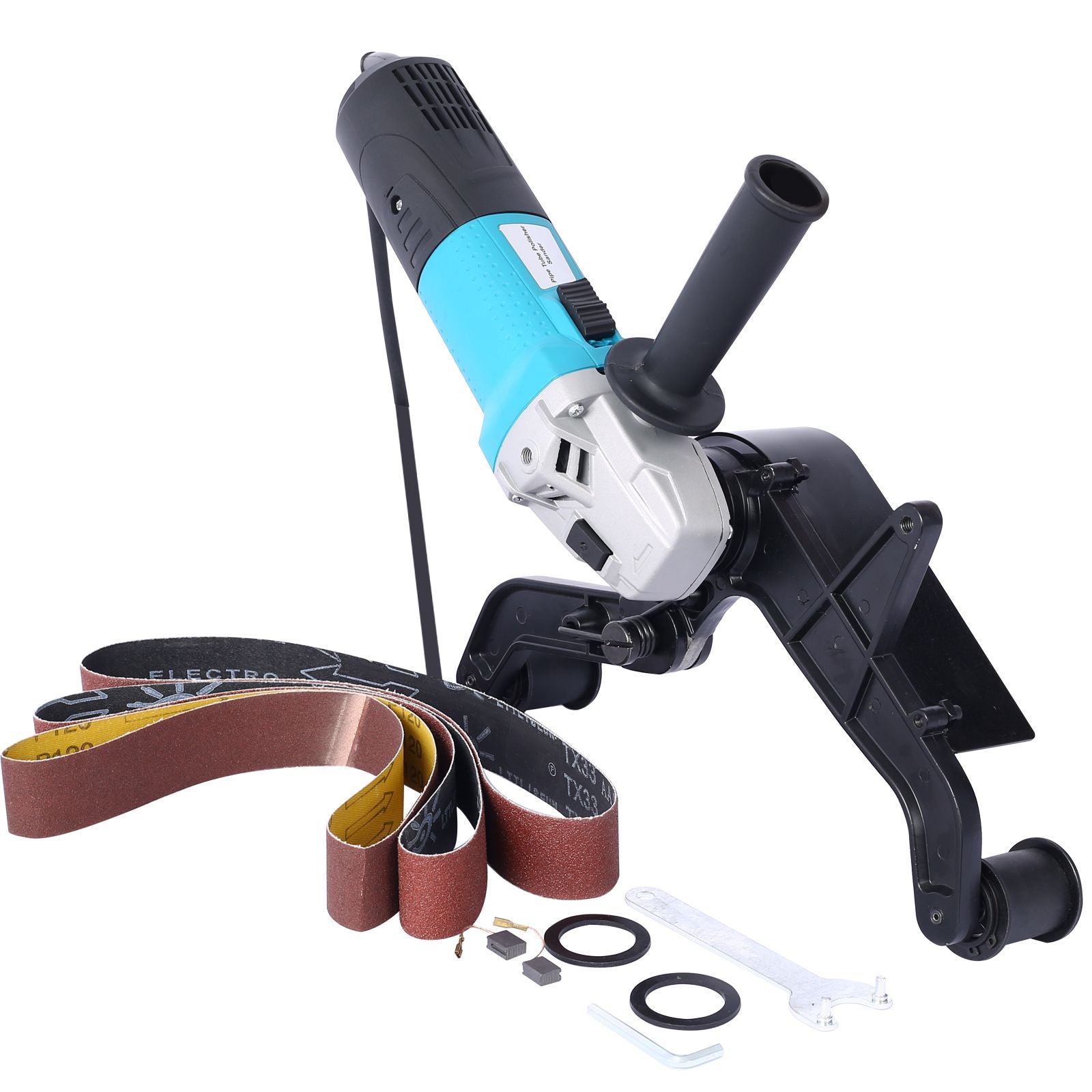 Stainless steel Tube Belt Sander Polisher,pipe sander,belt grinder,110V 1300W with Alumina Oxide Sanding Grinding and Polishing - Discount Msrp 