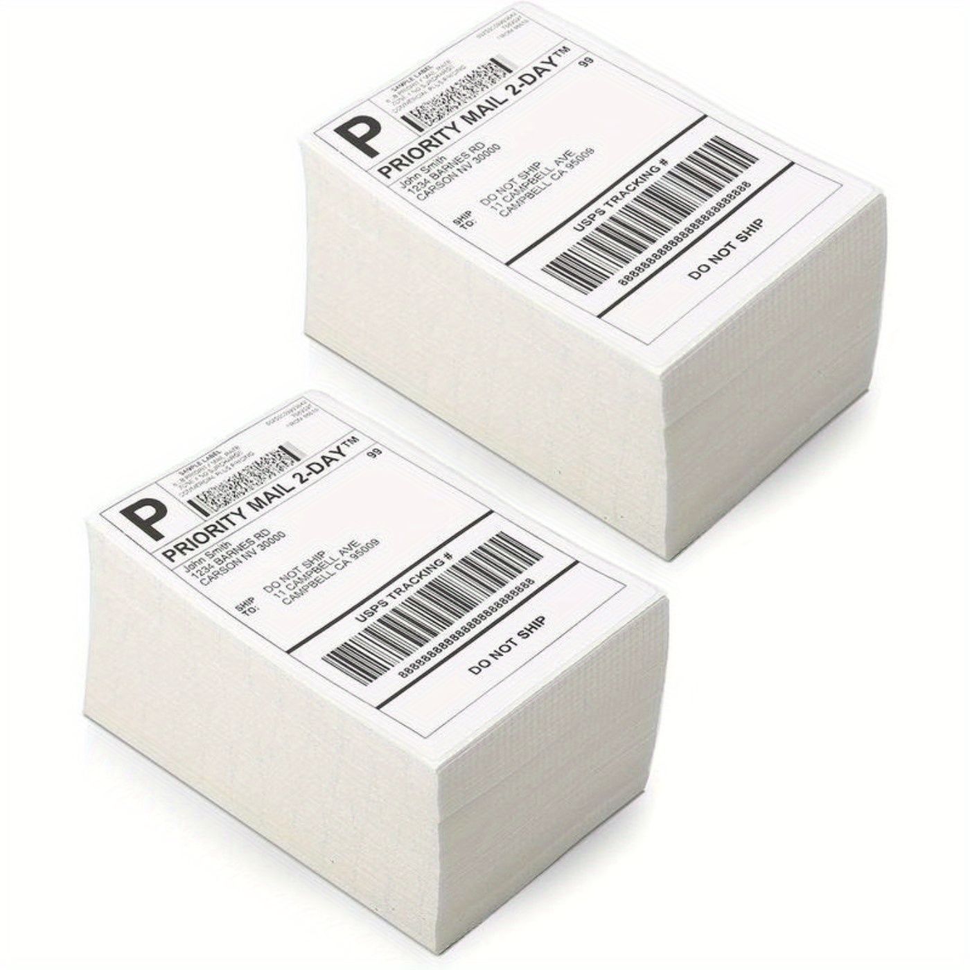 Thermal Paper 500/1000/1500 /2000/2500/3000/3500/4000 sheets of 4 ''x6' 'thermal label paper white shipping labels, used for thermal label printers, logistics labels 100x150mm - Discount Msrp 