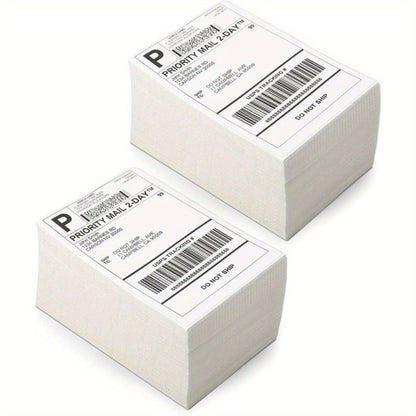 Thermal Paper 500/1000/1500 /2000/2500/3000/3500/4000 sheets of 4 ''x6' 'thermal label paper white shipping labels, used for thermal label printers, logistics labels 100x150mm - Discount Msrp 