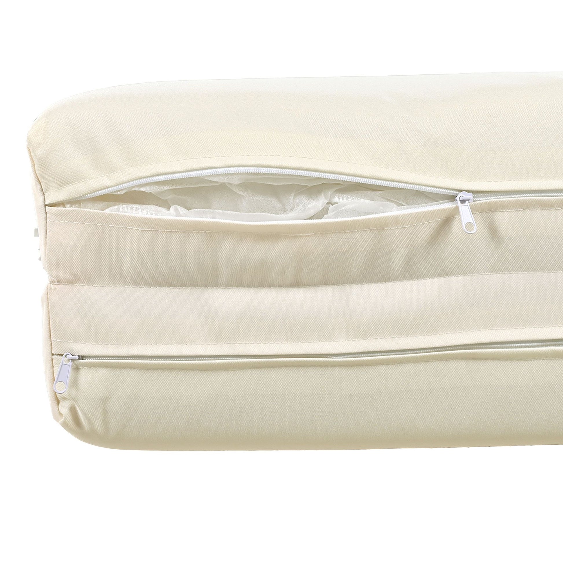 Outdoor Patio Sunbed with Curtains, High Comfort, Suitable for Multiple Scenarios - Discount Msrp 