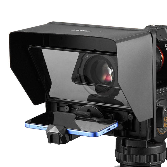 10'' Portable Teleprompter Remote for Webcam Smartphone Live Streaming - Discount Msrp 