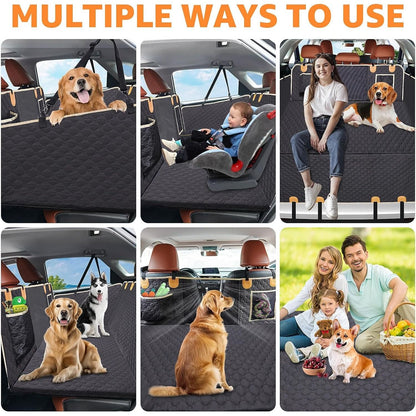 Dog Car Seat Cover for Back Seat, Cover Hard Bottom, Dog Hammock for car Detachable and Foldable for Car, SUV, Truck, Waterproof Truck Seat Protector for Dogs Back Seat - Discount Msrp 
