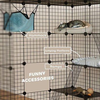 Cat Play Tunnel/Cat Cage ( Amazon Shipping)(Prohibited by WalMart) - Discount Msrp 