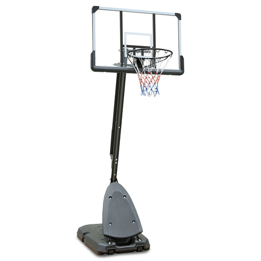 Use for Outdoor Height Adjustable 7.5 to 10ft Basketball Hoop 44 Inch Backboard Portable Basketball Goal System with Stable Base and Wheels - Discount Msrp 