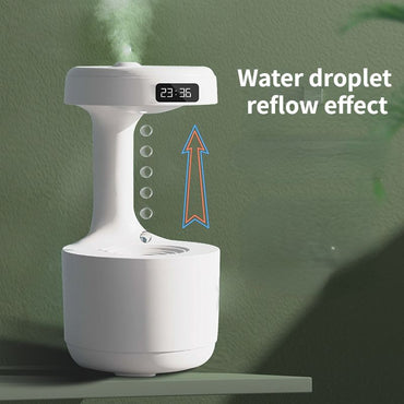 Anti-gravity Air Humidifier Water Drop Aromatherapy Humidifiers; Anti-Gravity Humidifier with Clockwork Drip Diffuser; Levitating Drip - Discount Msrp 