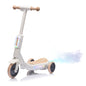 2in1 Kids Ride On Three-Wheel Electric Scooter,Tail Color Lights W/Spray,Wider Pedal,PU Wheels For Effective Floor Protection,Independent Light Switch With Music,One Button Acceleration For Kids 3+ - Discount Msrp 