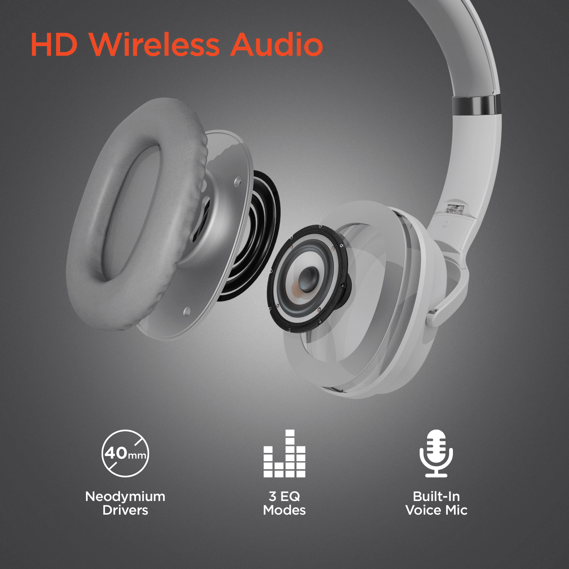 HyperGear Flip 2-in-1 Headphones Plus Speaker - Discount Msrp 