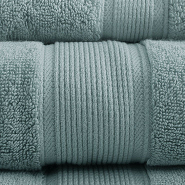 100% Cotton 8 Piece Antimicrobial Towel Set - Discount Msrp 