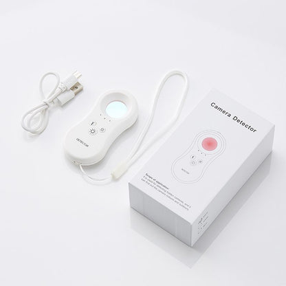 Hidden Camera Detectors; LED Hidden Device Detector With Infrared Viewfinders - Pocket Sized Anti Spy Camera Finder Locates Hidden Camera; Chargeable Anti Theft Alarm In Hotels And Bathroom - Discount Msrp 