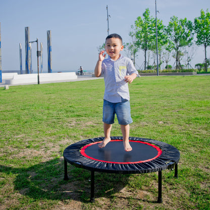40 Inch Mini Exercise Trampoline for Adults or Kids - Indoor Fitness Rebounder Trampoline with Safety Pad | Max - Discount Msrp 