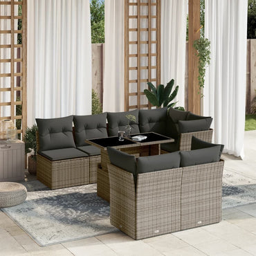 Garden Sofa Set Gray - Discount Msrp 
