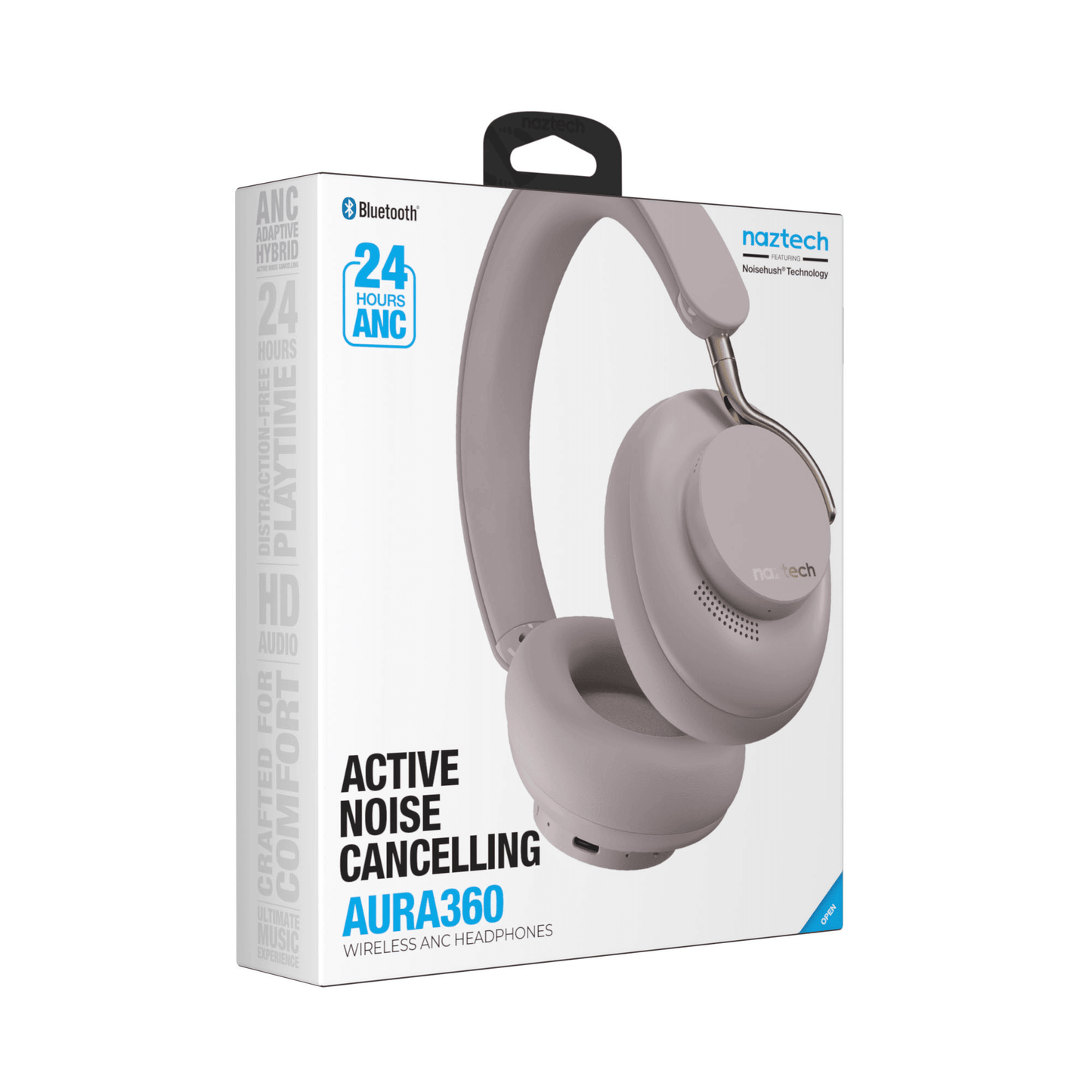 Naztech Aura 360 ANC Wireless Headphones - Discount Msrp 
