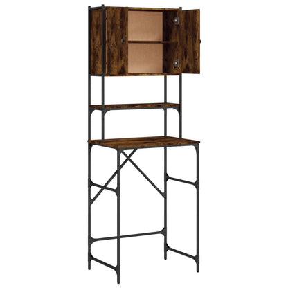 Washing Machine Cabinet Smoked Oak 26.8"x19.1"x76.4" - Discount Msrp 