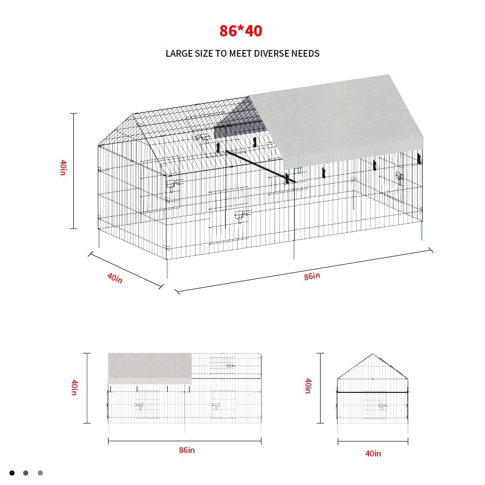 pointed wire chicken coop for poultry breeding - Discount Msrp 