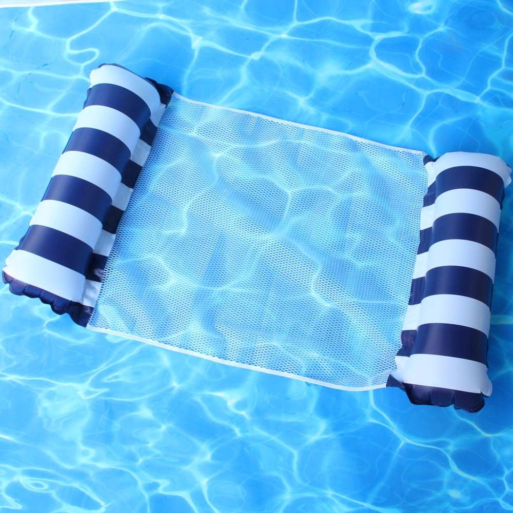 2pcs Swimming Water Pool Floats Hammock; Adults for Size Water Hammock Lounger; Multi-Purpose 4-in-1 Swimming Water Floating Rafts - Discount Msrp 