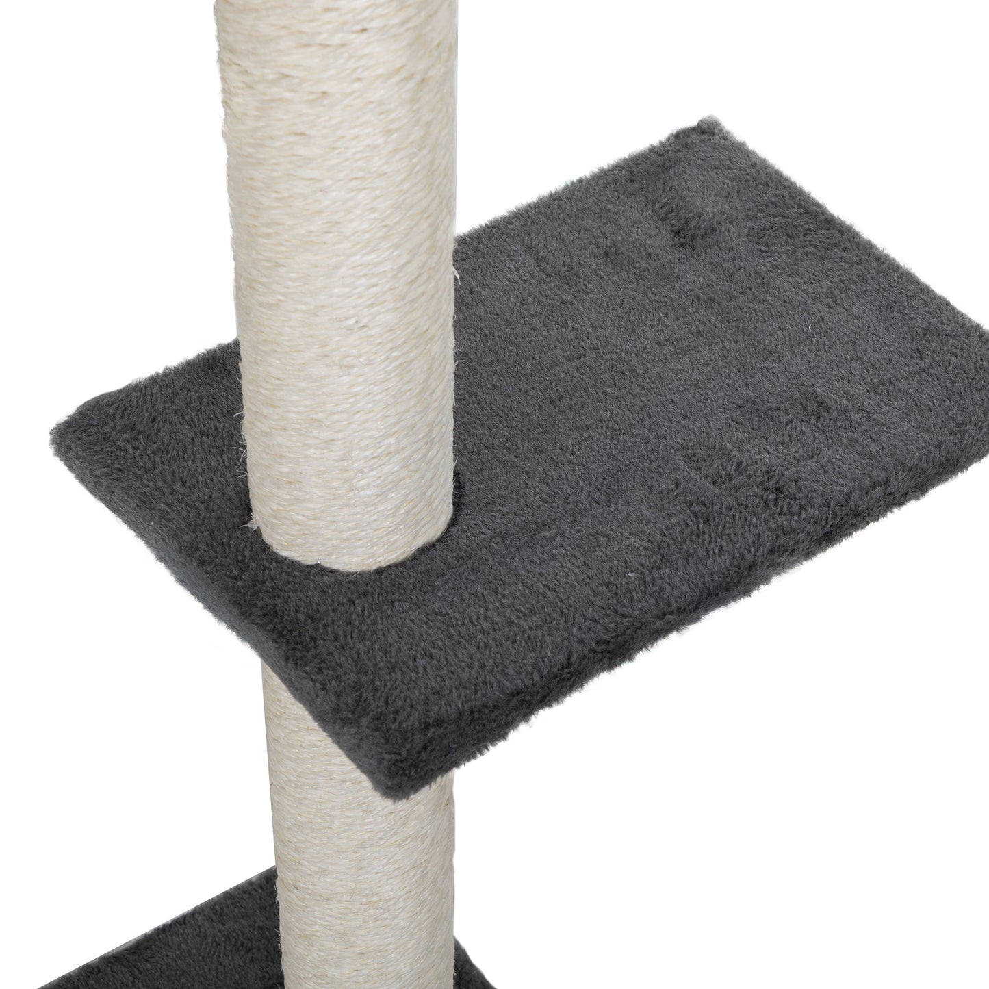 5 Pcs Wall Mounted Cat Climber Set; Floating Cat Shelves and Perches; Cat Activity Tree with Scratching Posts; Modern Cat Furniture - Discount Msrp 
