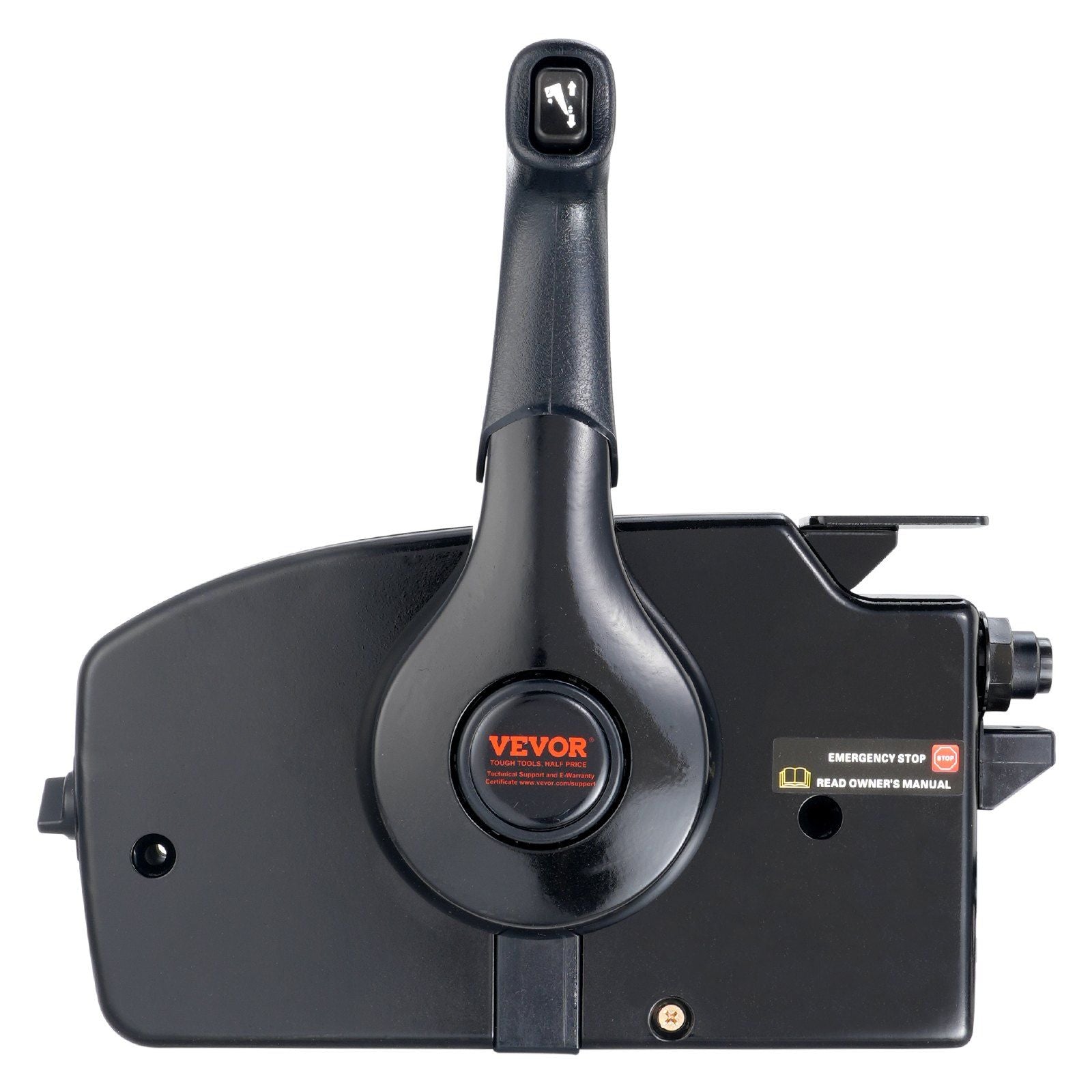 VEVOR Boat Throttle Control, 881170A13 Side-Mounted Outboard Remote Control Box for Mercury PT 4-Stroke, Marine Throttle Control Box with Power Trim Switch, 16.6 ft Harness 14 Pin, and Lanyard - Discount Msrp 