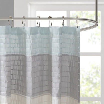 Faux Silk Shower Curtain - Discount Msrp 
