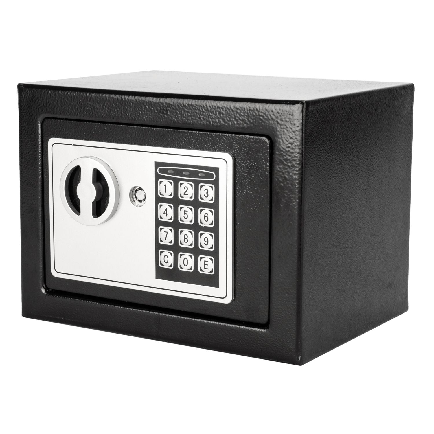 17E Home Use Electronic Password Steel Plate Safe Box Black - Discount Msrp 