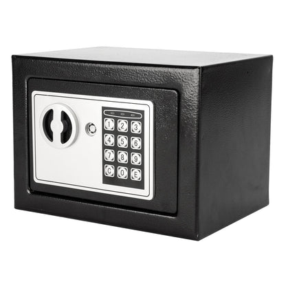 17E Home Use Electronic Password Steel Plate Safe Box Black - Discount Msrp 