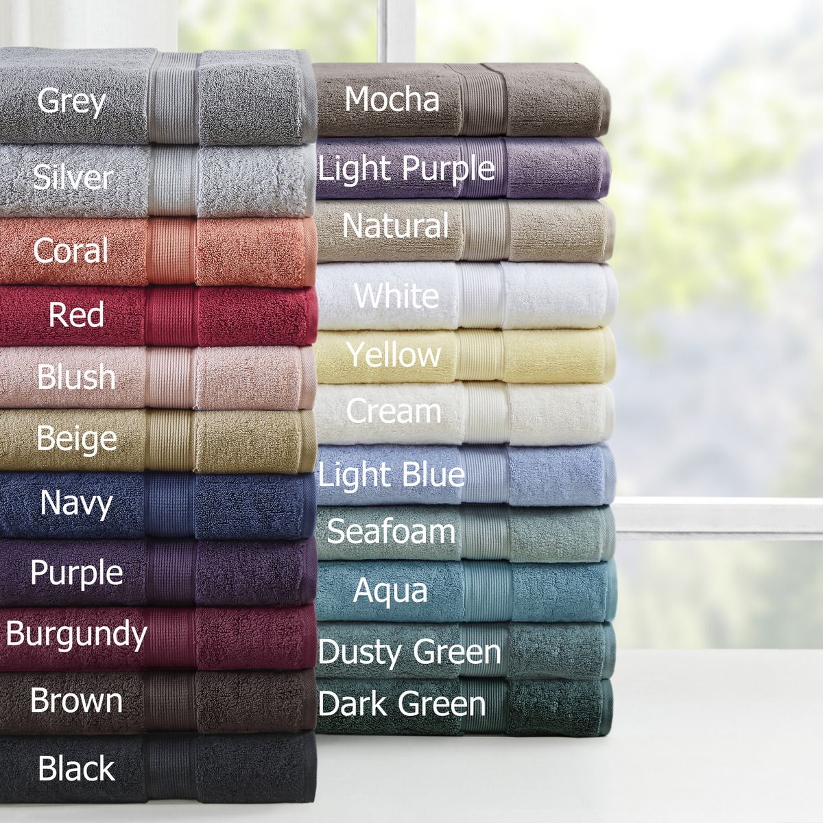 100% Cotton 8 Piece Antimicrobial Towel Set - Discount Msrp 