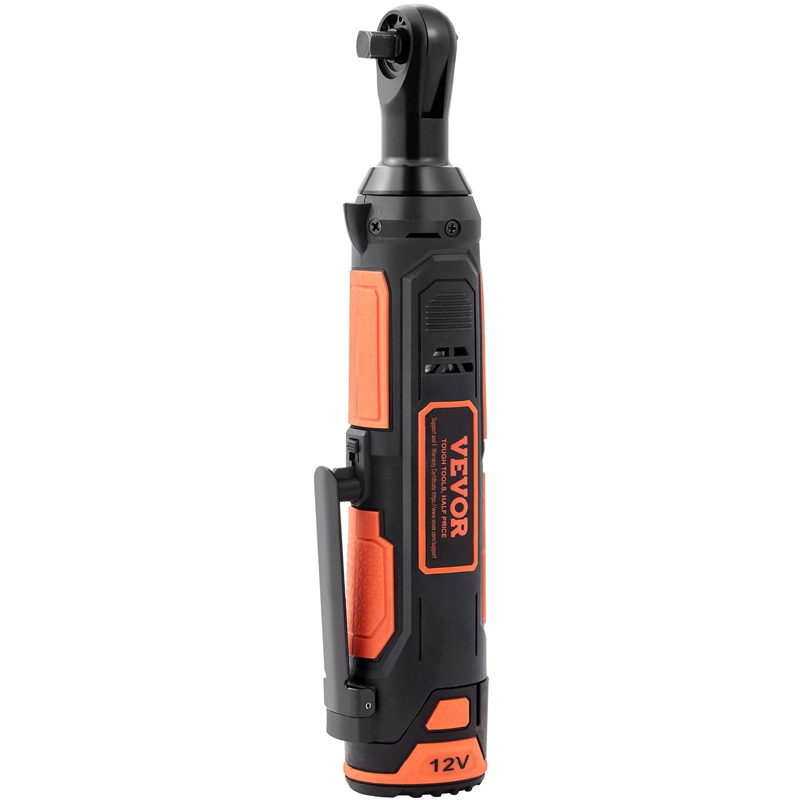 VEVOR 3/8" Cordless Electric Ratchet Wrench Set, 12V 33 Ft-lbs Power Ratchet Tool Kit, 45-Min Fast Charge, 2-Pack 2.0Ah Battery, Built-in LED Light, Variable Speed Trigger, 10 Sockets - Discount Msrp 