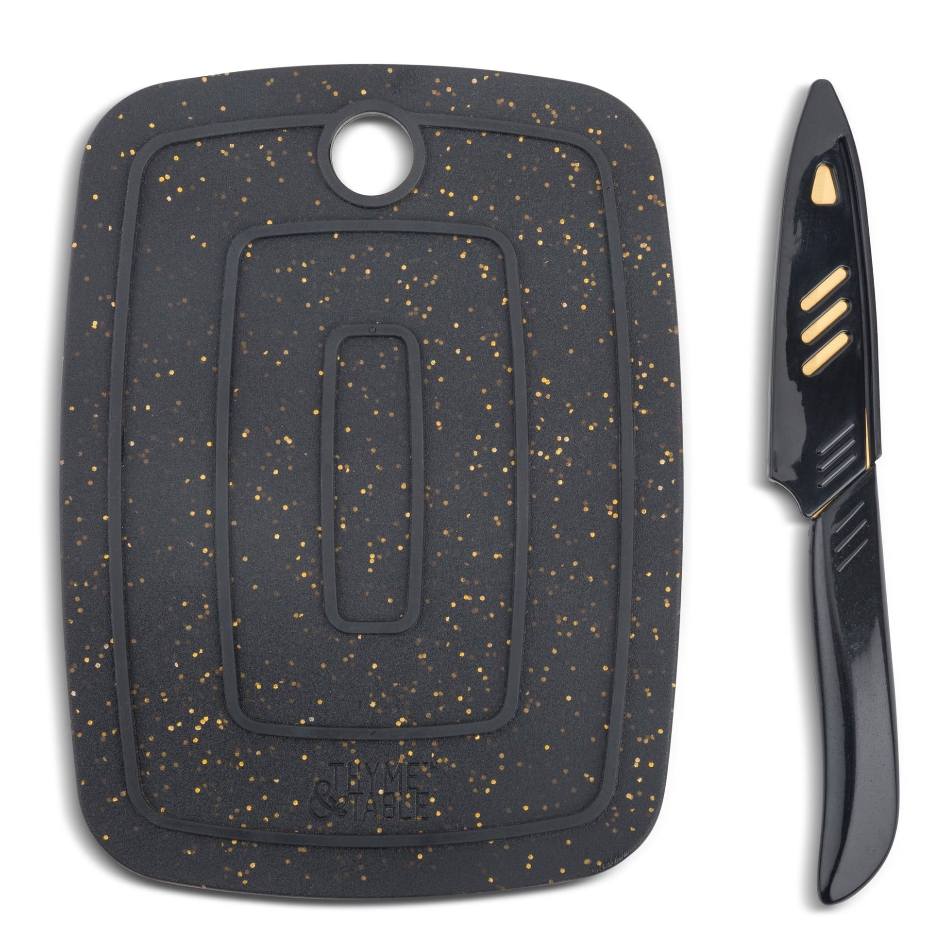 Bar Board with Knife, 2-Piece Set - Discount Msrp 