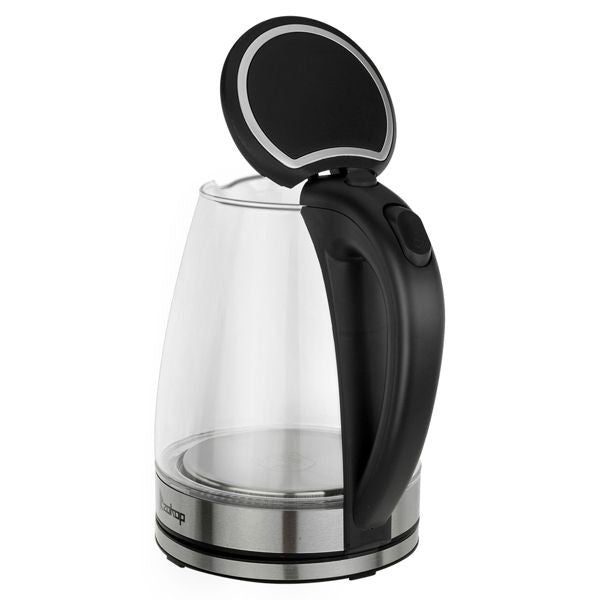 [Old Code: 93541003] ZOKOP HD-1857-A 110V 1200W 1.8L Electric Glass Kettle US Plug - Discount Msrp 