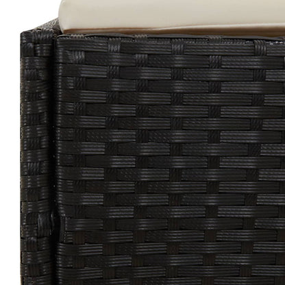Garden Bed Black 43.3"x78.7" Poly Rattan - Discount Msrp 