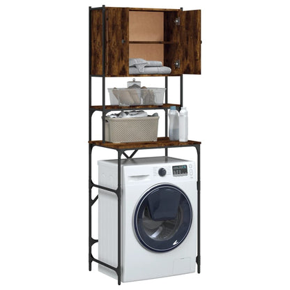 Washing Machine Cabinet Smoked Oak 26.8"x19.1"x76.4" - Discount Msrp 