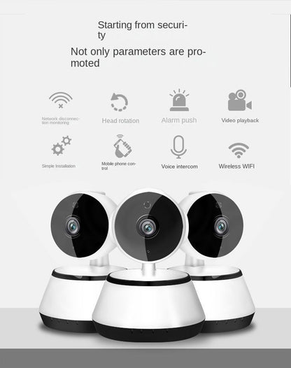 Wireless Camera; 1080P HD view; WiFi Home Indoor Camera without SDcard; 2 Way Audio Night Vision; Works with app - Discount Msrp 