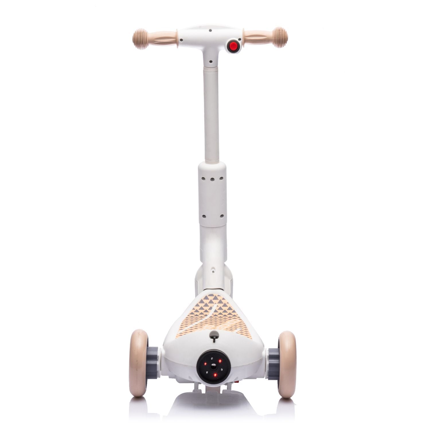 2in1 Kids Ride On Three-Wheel Electric Scooter,Tail Color Lights W/Spray,Wider Pedal,PU Wheels For Effective Floor Protection,Independent Light Switch With Music,One Button Acceleration For Kids 3+ - Discount Msrp 