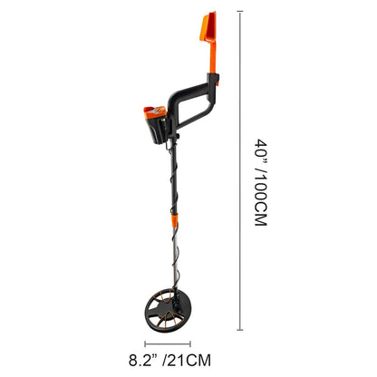 VEVOR Metal Detector Waterproof Disc Metal detectors Underwater Underground high Accuracy LCD Display Metal Detector for Adults and Children Headphone Automatic Detector (Yellow 3010) - Discount Msrp 